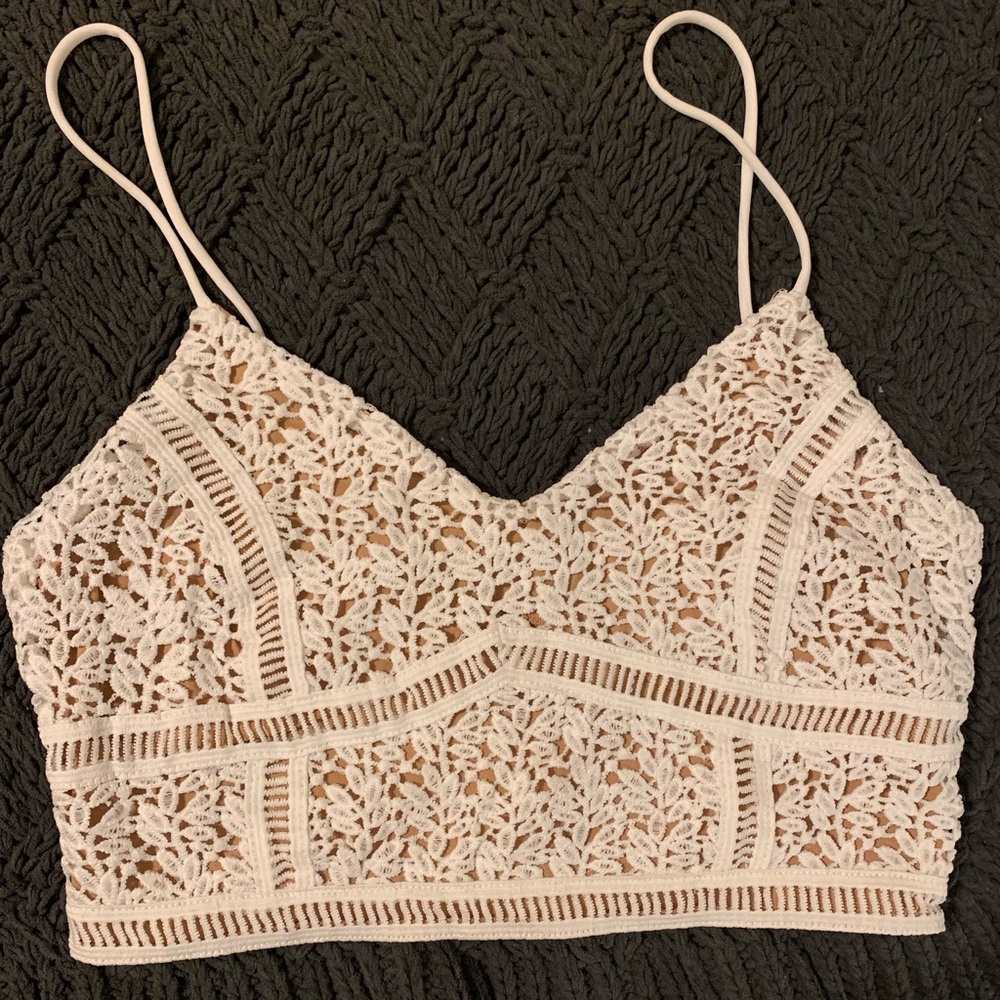 Kendal & Kylie crochet bralette.
